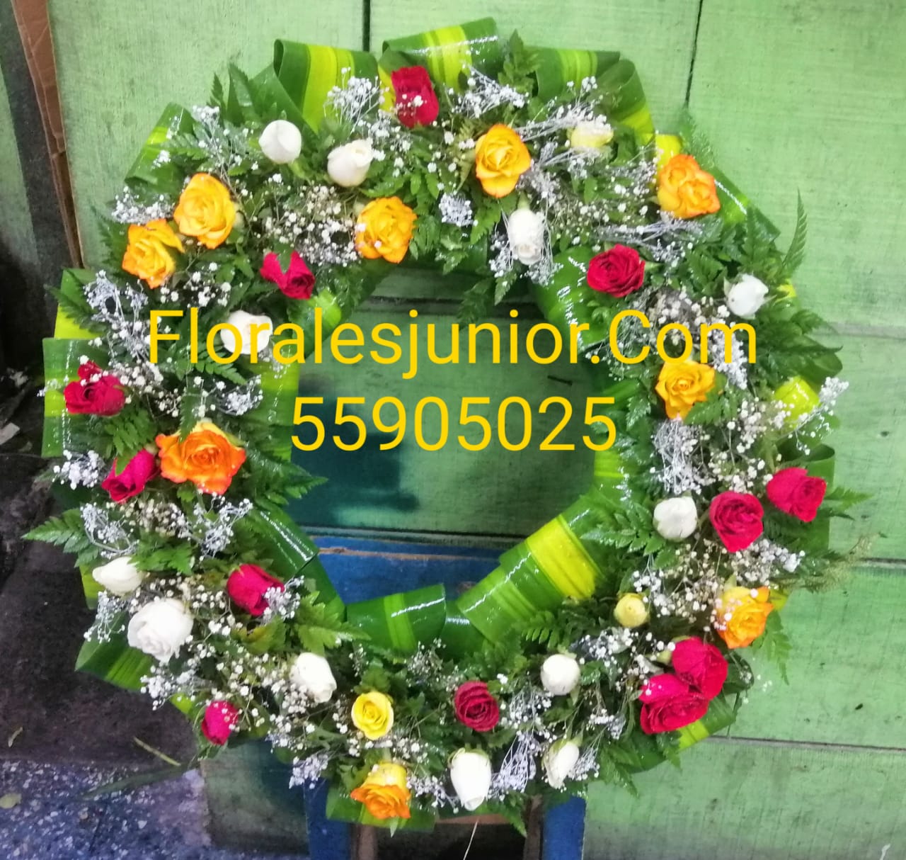 CORONAS FUNEBRES DE FLORES NATURALES Y ARREGLO FLORAL FUNEBRE CON ENVIO A DOMICILIO